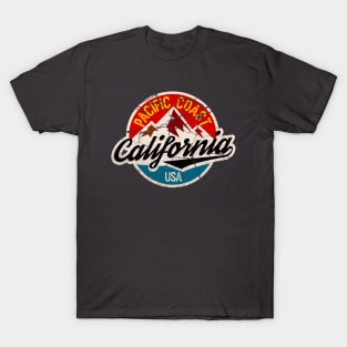 California badge distressed T-Shirt